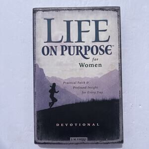 Life on Purpose Devotional for Women Devotional Hardcover By JM Farro